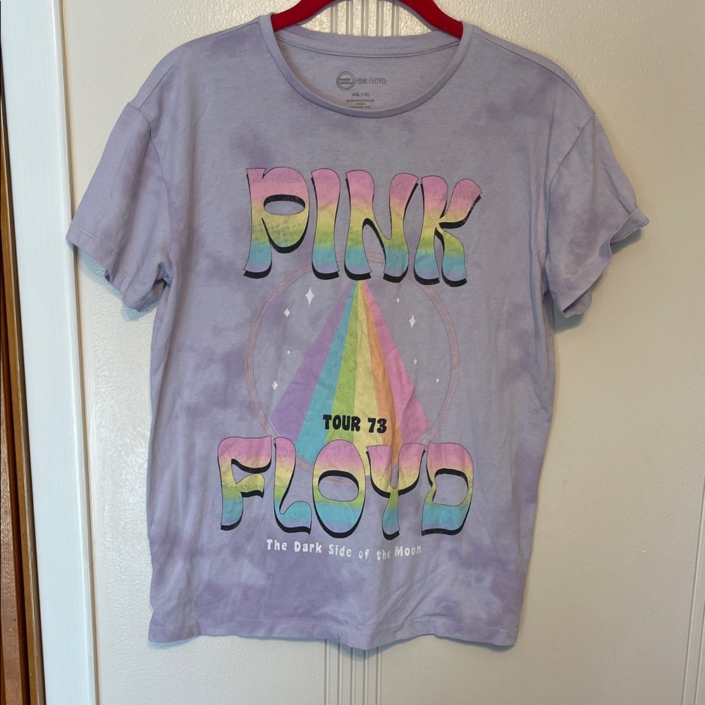 Pink Floyd Lavender Rainbow Graphic Kids Tee